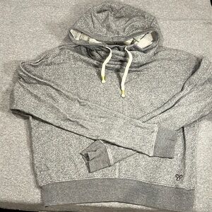 TNA grey cowl neck hoodie, size medium.